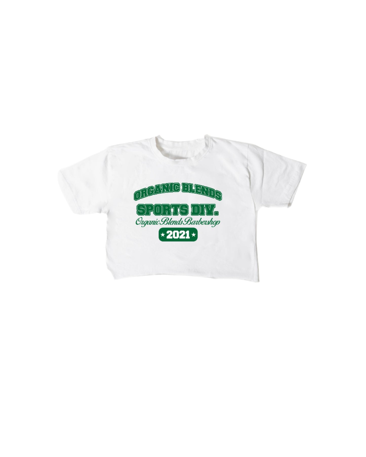 ORGANIC VARSITY CROPPED TEE